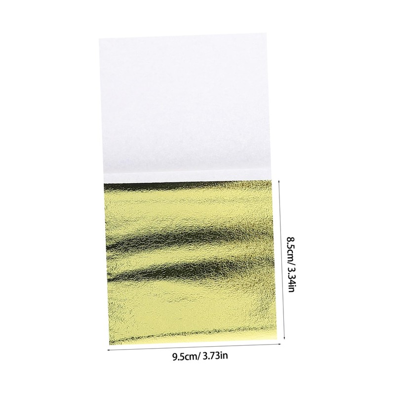 DOITOOL Imitation Leaf Sheets 120 Pcs Foil Paper Craft Foil