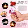 Pink Flame Torch Lighter Glittery Cute Cool Refillable Butane Lighter
