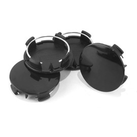 HowioZil 4Pcs 57mm(2.24in) Wheel Center Caps Wheel Rims Replacement XWC1385-01 Black Hub Caps, Compatible with Model S/X/3 Rim Caps