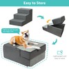 YENING Large Dog Stairs for High Beds - Extra Wide
