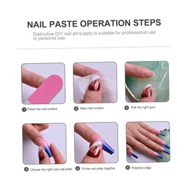 FRCOLOR Nail Tips Press on Nails Fake Toe Nails White Toe Nail Covers for DIY Nail Art Salon