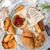 Vesici 8 Pcs Large Linen Bread Bag for Homemade Bread