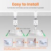 ALUSSO 5 W Recessed Spotlight LED 68 mm Warm White