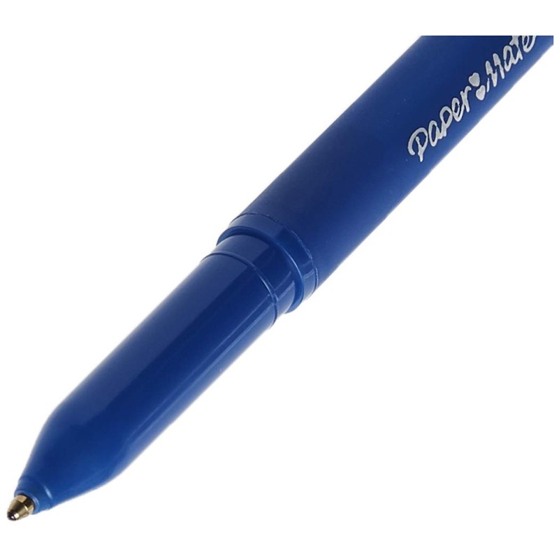 Paper Mate Write Bros Ballpoint Pens, Medium Point (1.0mm), Blue,