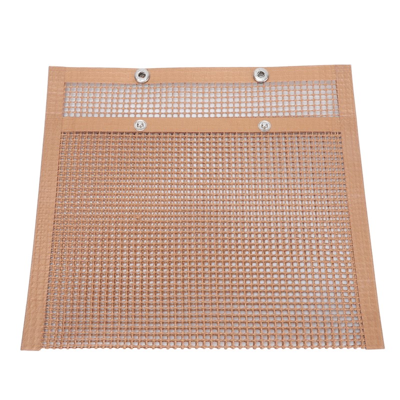 Grilling Pouches Fiberglass Mesh Non Stick High Temperature Resistant BBQ