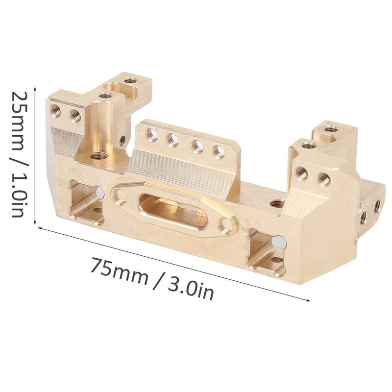 Brass Front Bumper Mount Servo Mount Remote Control Model Servo
