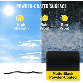 Akenow Deck Balusters 61 Pack Metal Deck Spindles, 32.25"x1" Staircase Baluster with Screws, Metal Deck Railing for Wood and Composite Deck, Stylish Baluster for Outdoor Stair Deck Porch