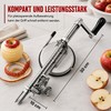 'Stainless Steel "Deluxe Apple Peeler 3 in 1 Function Peeler