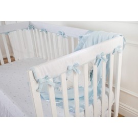 TL Care Printed 100% Cotton Jersey Knit Fitted Crib Sheet for Standard Crib and Toddler Mattresses, Blue Stars and Moons, for Boys and Girls