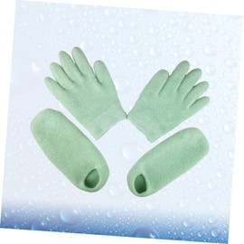 Baluue Gel Socks Moisturizing Gloves Set Spa Hand Foot Mask Moisture Feet Socks Gel Spa Gloves
