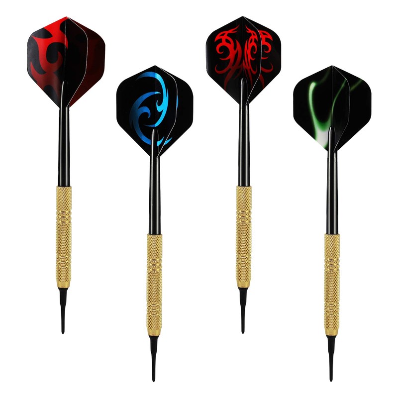 Accmor 12 Pcs Darts Plastic Tip, Soft Tip Darts Set,