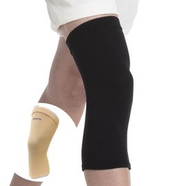 D&M 109820 109820 Loose Movement Supporter, Knee Supporter, For Knees, For Both Left and Right Use, 1 Piece, Made in Japan, Black, M Size, Flexible Support