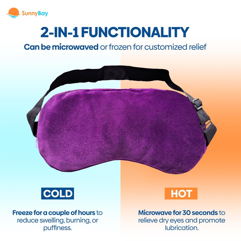 SunnyBay Lower Back Fastening Wrap with Eye Mask