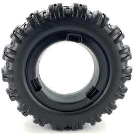 J4394-2529 Replacement Wheel for Power Wheels Toy Vehicle Specifically for 12V Jeep Hurricane, Ford F-150 Extreme Pickup (1x Black, Hurricane)