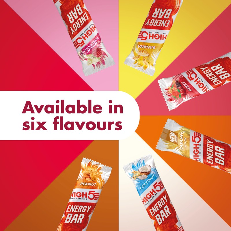 HIGH5 Energy Bar - Real Fruits Soft Bar - No