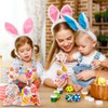 DIYDEC 120pcs Easter Cellophane Candy Bags,Bunny Egg Clear Treat Sweet