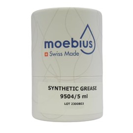 Moebius Synthetic Greases and Oils for Precision Mechanics - Swiss Made - for Watches, Pendulums, Watches, Chronographs (9504 Blue) / 5 ml