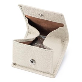 Coin Purse, Women's, Leather, Box-shaped, Coin Purse, Men's, Mini Wallet, Compact Size, Button Type, Card, Easy to Use, Compact, Thin, Fits Into the Fall, Ultra Lightweight, Card Case, Convenient for