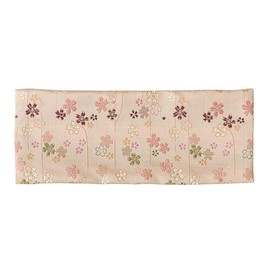 Buddhist Altar Pull Mat "Sakura Pattern" Flameproof Buddhist Altar Mat 11.8 x 4.7 inches (30 x 12 cm), M Size 002, White Brown