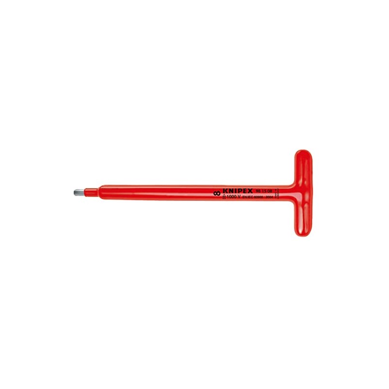 kunipekkusu KNIPEX 9815 – 08 Insulated T-Handle Hex Wrench nx-1000