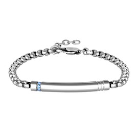 Feifuli Bracelets for Men, Link Chain Stainless Steel Bracelet for Men, Charm Jewelry for Birthday Annivesary Fathers Day Valentines, Dad Husband Boyfriend,Casual Trendy Cool Adjustable