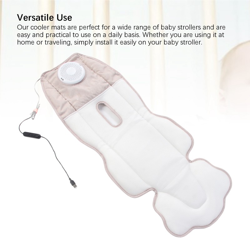 Baby Car Cooling Pad Seasonal Ventilated Breathable Child Carriage Conditioning