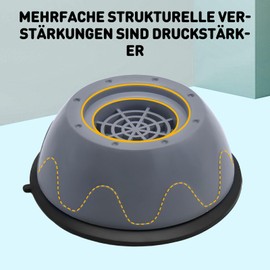 Pack of 4 Washing Machine Feet, Anti Vibration Washing Machine, Washing Machine Damper, Silent Anti-Vibration Washing Machine Support, Washing Machine Anti Vibration Feet Extend Your Life