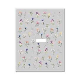 Generic Birds Flower Nail Sticker Peony Strawberry Guava Daisy Sunflower Branch Decal 503 Nail Wraps Stickers Manicure Supplies for Women Nails Full Long Lasting Easy Apply and Remove