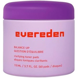 Evereden Balance Up Toner Pads for Face - Clean and Vegan Teen Water-Based Face Toner Pads with Green Tea, Chamomile, and White Tea for Oily and Pimple-Prone Skin - Balanced Skin & Clog-Free Pores