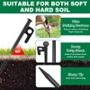 WOPPLXY 30 Pcs Tree Stakes and Supports, Heavy Duty Tree