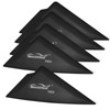 NEWISHTOOL 5-Pack Window Tint Tools Triangle Squeegee, 100A Hardness Black