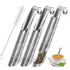 3 infusor de té y 1 cepillo para polvo, infusor