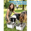 Apipi 2 Pack 3 Gallon Extra Large Food Safe Stainless