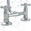 gospo Kitchen Tap, Sink Mixer Tap for Wall Mounting, Retro