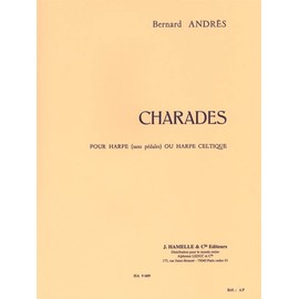 Bernard Andres: Charades for Harp - Harp - Book
