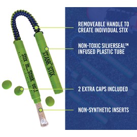 Glovestix StankStix Shoe Deodorizer Liquid Shoe Odor Eliminator, Formerly Called ShoeStix. Non-Toxic Odor Remover for Shoes, Boots, Smelly Gym Bags, Boxing, Lacrosse, Soccer & Hockey Gear, Green/Blue