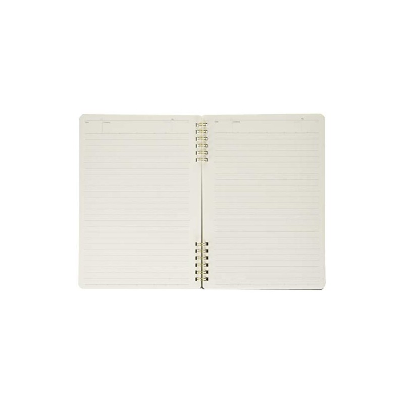 Nakabayashi 65810 Logical Prime Notebook, W-Ring Notebook, A5, A Ruled