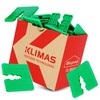 Klimas® Spacer Plastic 4 mm 50 Pieces Spacers Set Green