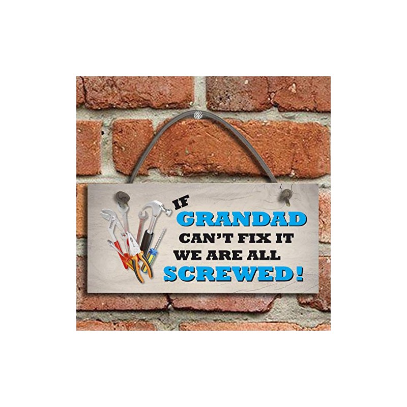 Grandad Fix It Screwed - Man Cave - Garage -