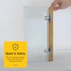 Brixwell QIF7-001 Inset Glass Door Hinge 180 Degree Opening Angle