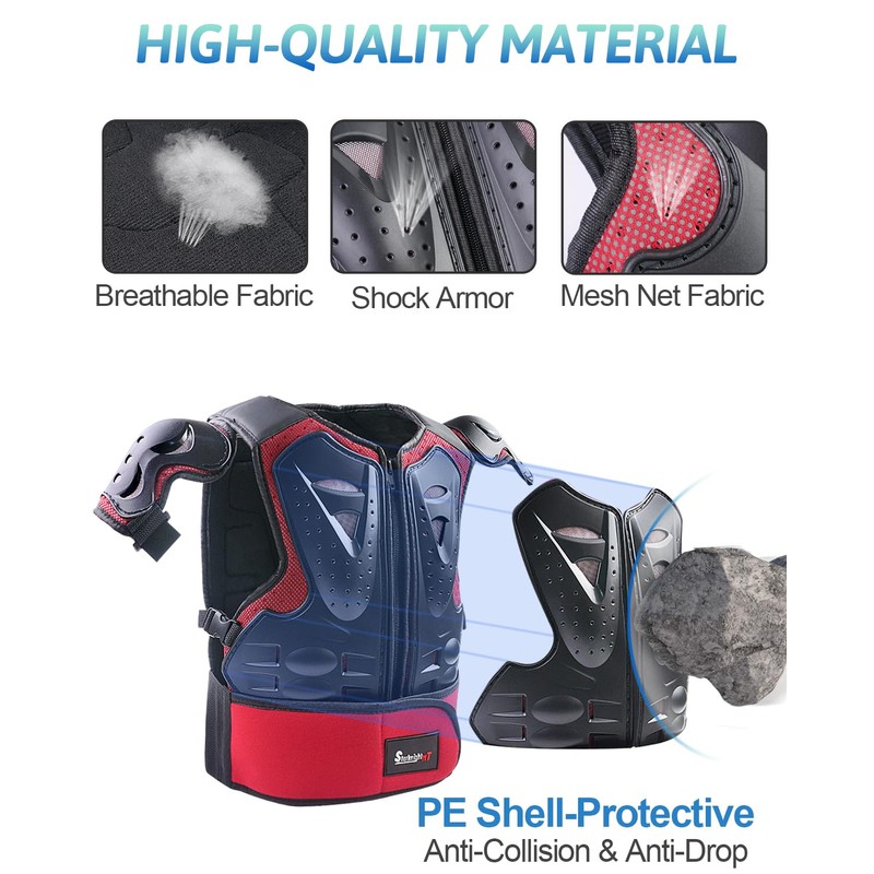 StarknightMT Kids Motorcycle Armor Suit Dirt Bike Gear Riding Protective