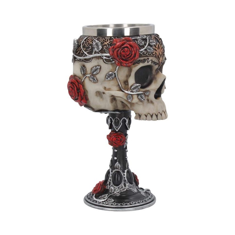 Nemesis Now Black Gothic Roses Goblet 18cm, us:one Size