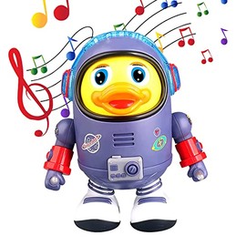 12-18 Months Old Baby Toys, 1-Year-Old boy Baby Toys, 1-3 Year Old Space Duck Dance Music Toys, Crawling Toys, Suitable for 6-12 Months Old Babies, Gifts for 1-Year-Old Boys and Girls