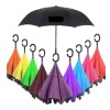 Misorel 6 Paraguas Sombrilla Invertido Doble Capa
