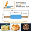 Koogel 9 Inch Mini Rolling Pin, 2 PCS Wooden Handle