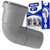 Elbow for Drain Pipe with 87 Degree Angle Diameter 40