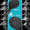 FASDUNT Dual Handheld Shower Head Combo, Enjoy 6-Setting Rain Showerhead