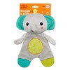Bright Starts, Snuggle & Teethe Elephant Plush Toy and Teething