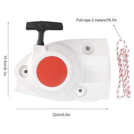 Recoil Starter Assembly Set Concrete Cut Off Saw Recoil Starter with Pull Cord Rope Fit for STIHL Ts410 Ts410Z Ts420 Ts420Z Ts480i Ts510i Lawn Mower Puller