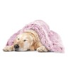 The Dog’s Blanket Sound Sleep Donut Blanket, XL Pink 97x139cm,